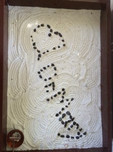 One of our patients made this in our Zen Garden - thank you!